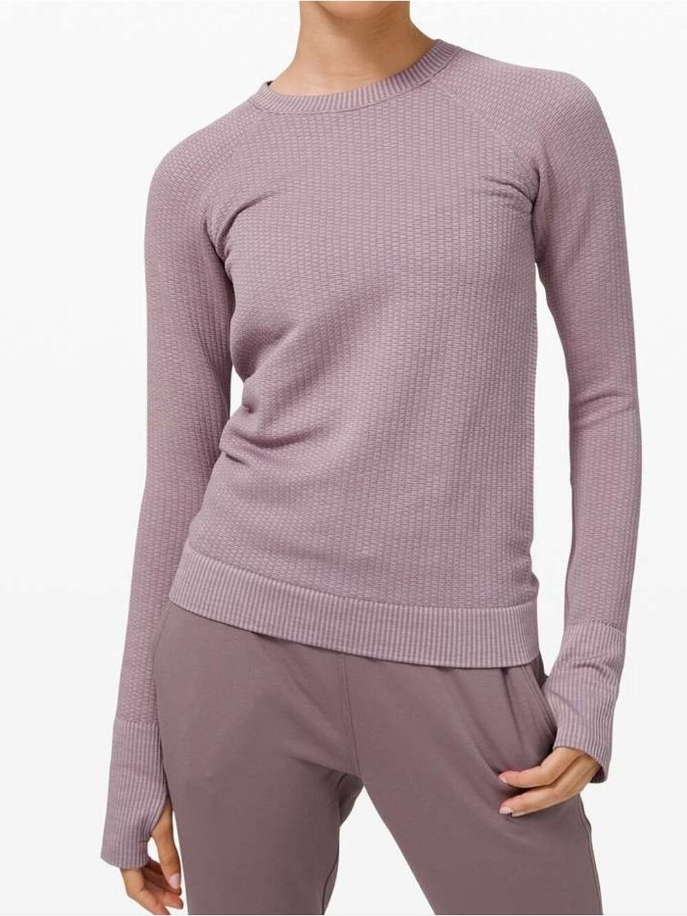 Lululemon Rest Less PulloverBubble Dot Violet Verbena / Chrome